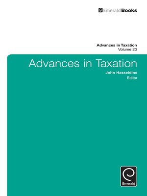cover image of Advances in Taxation, Volume 23